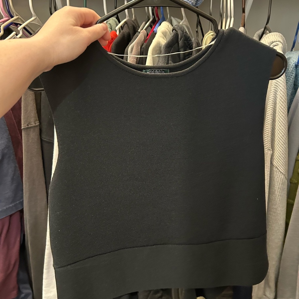 Black Sleeveless Top